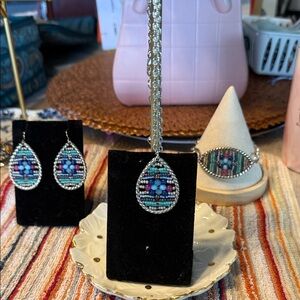 Brighton Multicolor Beaded Teardrop Set